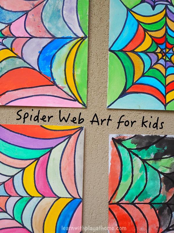 Spider web art