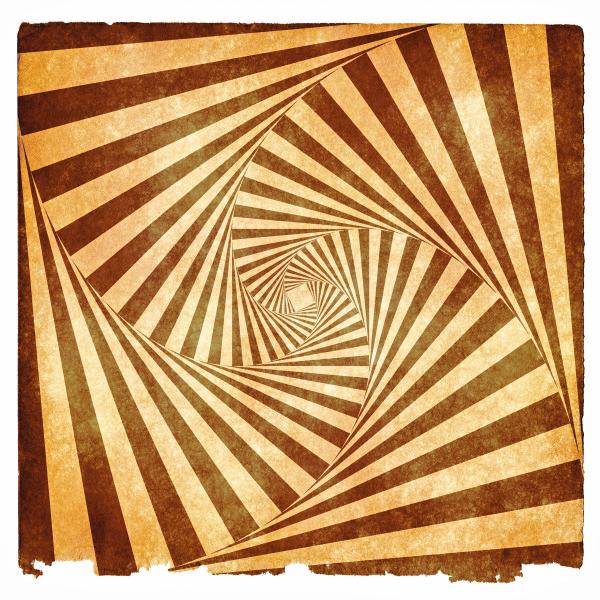 Spiral Tunnel Grunge - Sepia