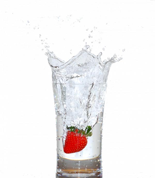 Splashing drink