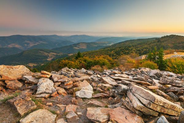 Spruce Knob Mountain Sunset - HDR