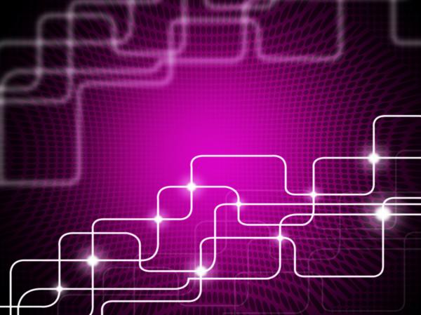 Squares Rectangles Background Means Technology And Telecommunications