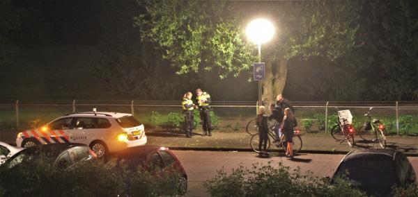 Staandehouding Fietsers in de Nacht
