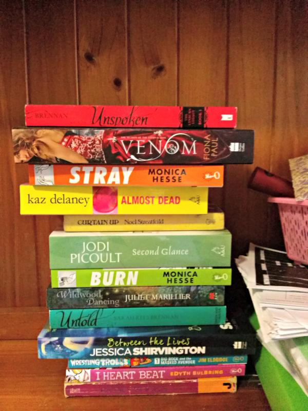stack of books