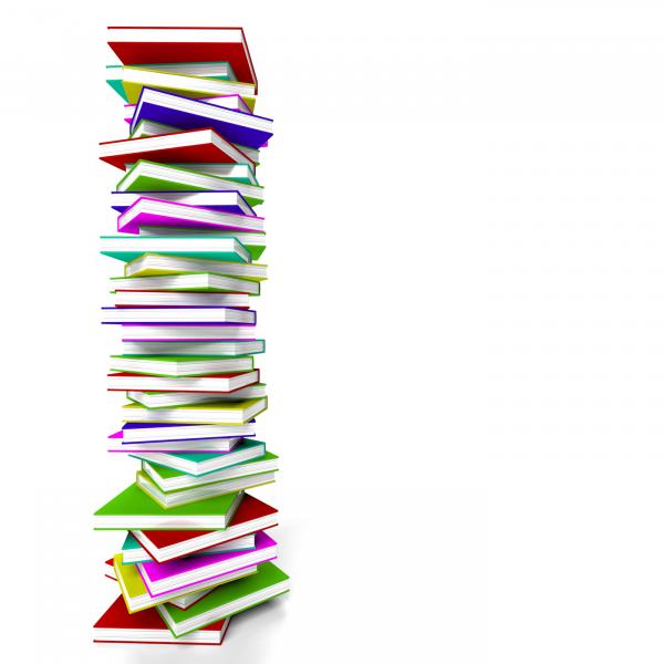 Stack Of Books With Copyspace Representing Learning And Education