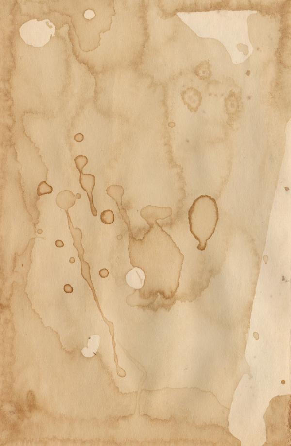 Stained Paper Sheet