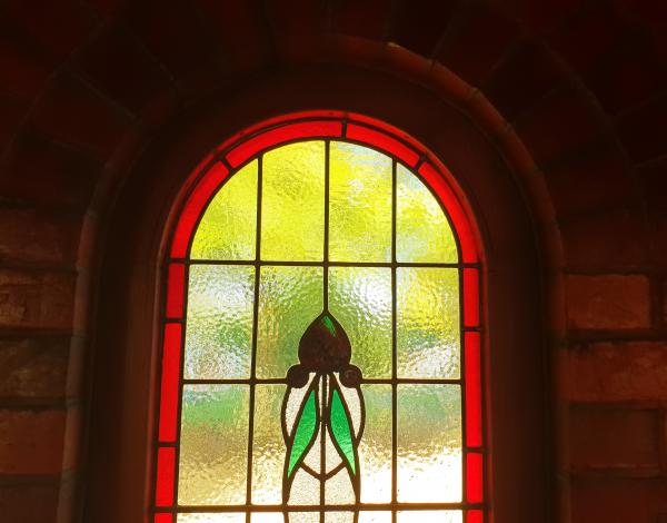 stained-glass window
