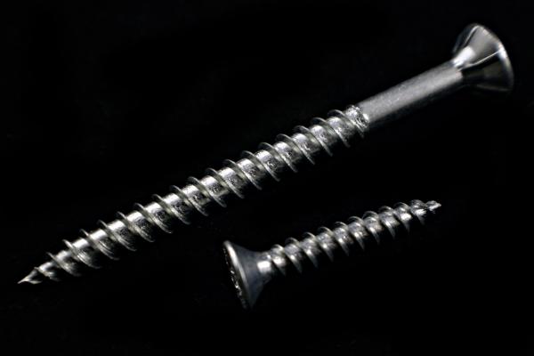 Stainless steel decking screws