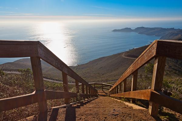 Stairway to San Francisco Bay - HDR