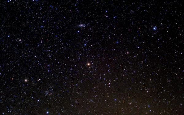 Starry sky at night