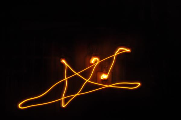 Starry streak of light