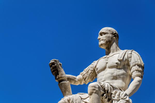 Statue of Male with Scroll