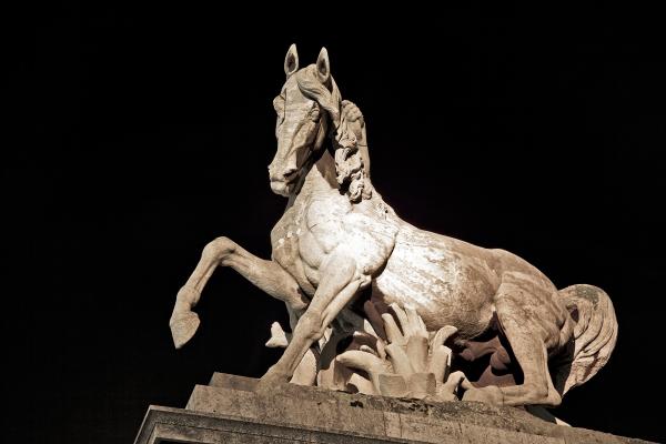 Stone Horse Statue