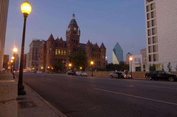 Street at dusk