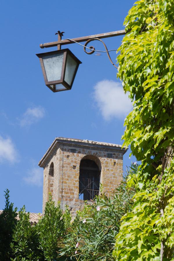 Street lamp in old city