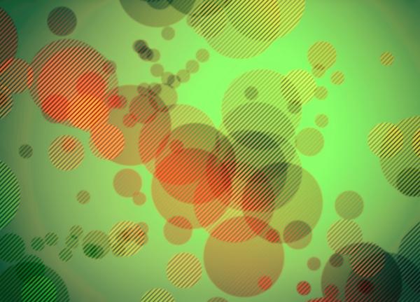 Striped Circle Bokeh Background