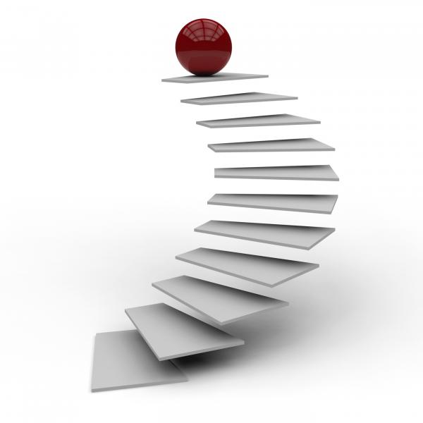 Success Top Means Staircase Upstairs And Resolution