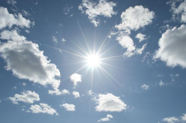 Sun in the sky