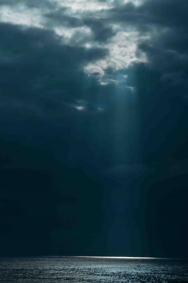 Sun light Falling on sea