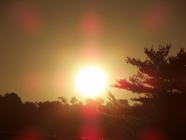 Sun Rise over hill