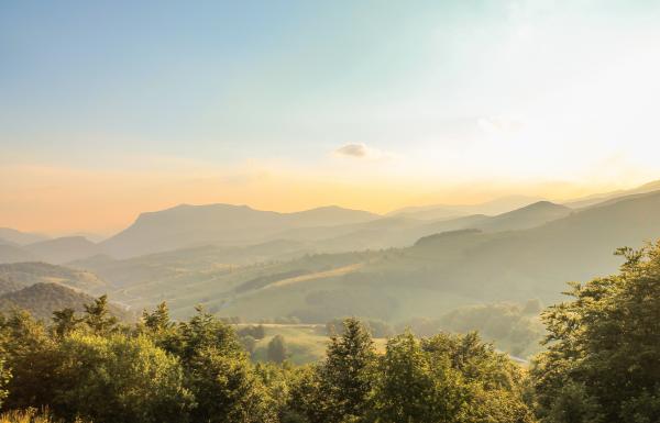 Sunrise in the Mountains
