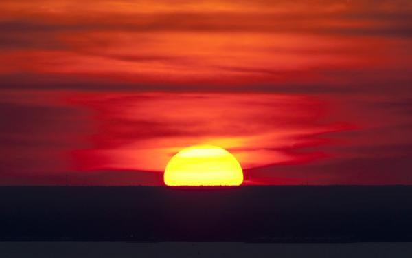 Vivid Sun-set