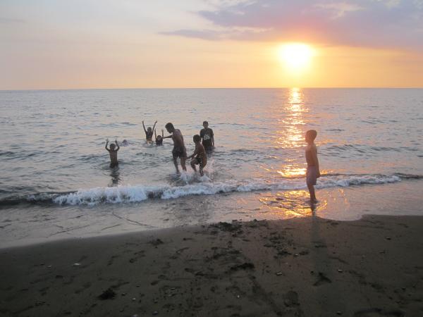 Sunset at the beach