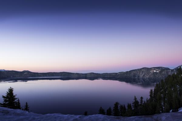Sunset, Crater Lake, Oregon