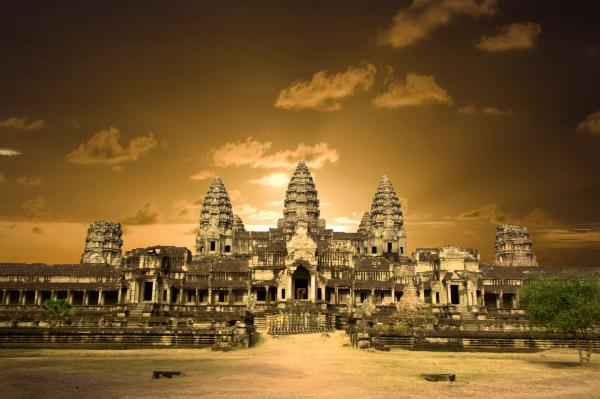 Sunset in Angkor