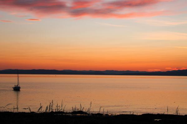 Sunset in Kamouraska