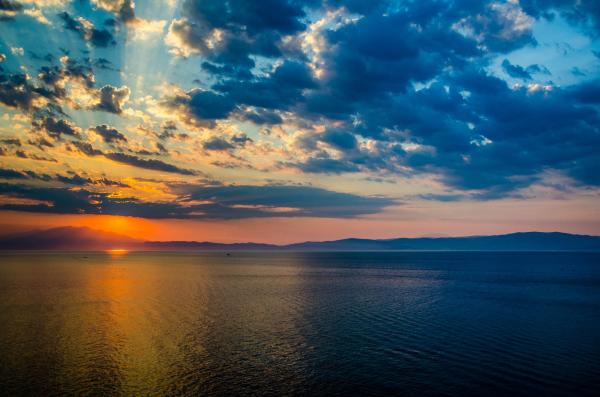 Sunset in Thassos