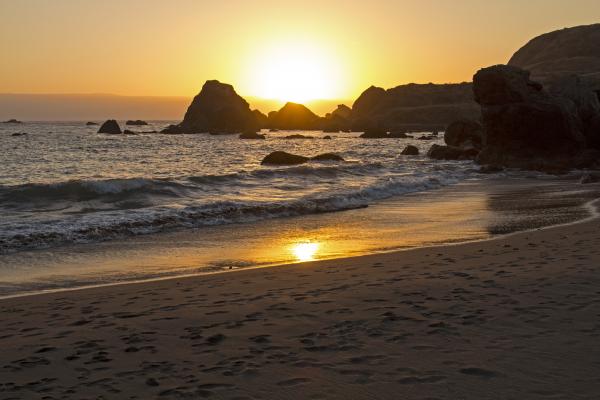 Sunset, Lone Ranch Beach, Oregon