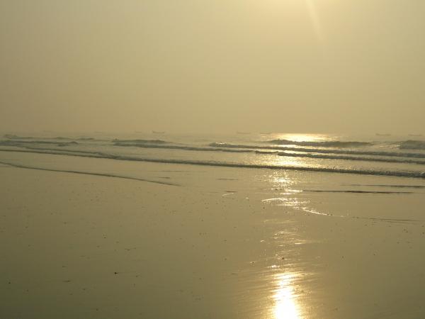 Sunset on the beach