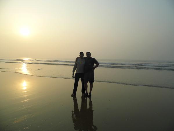 Sunset on the beach