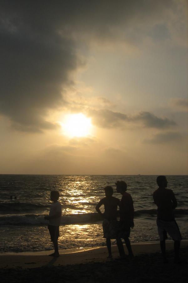 Sunset on the beach