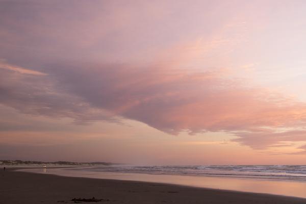 Sunset, South Jetty Beach, Oregon