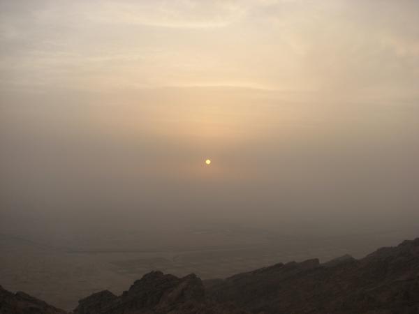 Sunset time at Jabl Hafeet