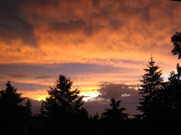 Sunset up north