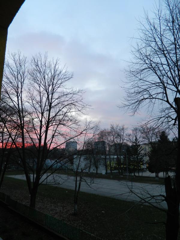 Sunset Window View