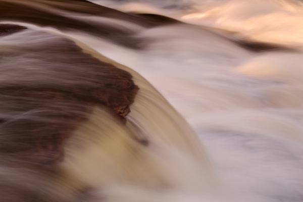 Swallow Falls Close-up - Abstract HDR