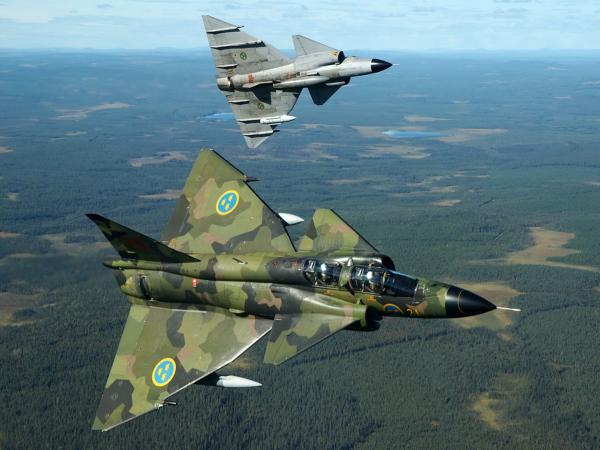 Swedish jetfighter