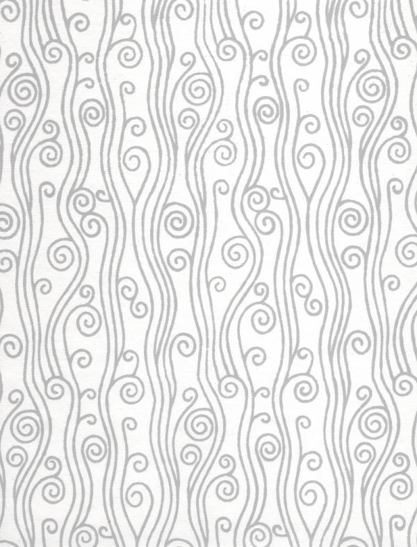 Swirly Pattern On White Paper