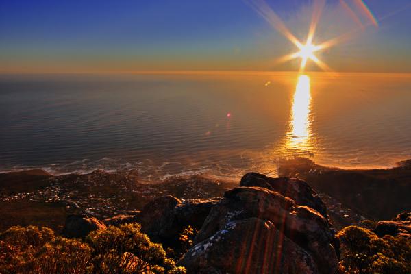 Table Mountain Sunset - HDR