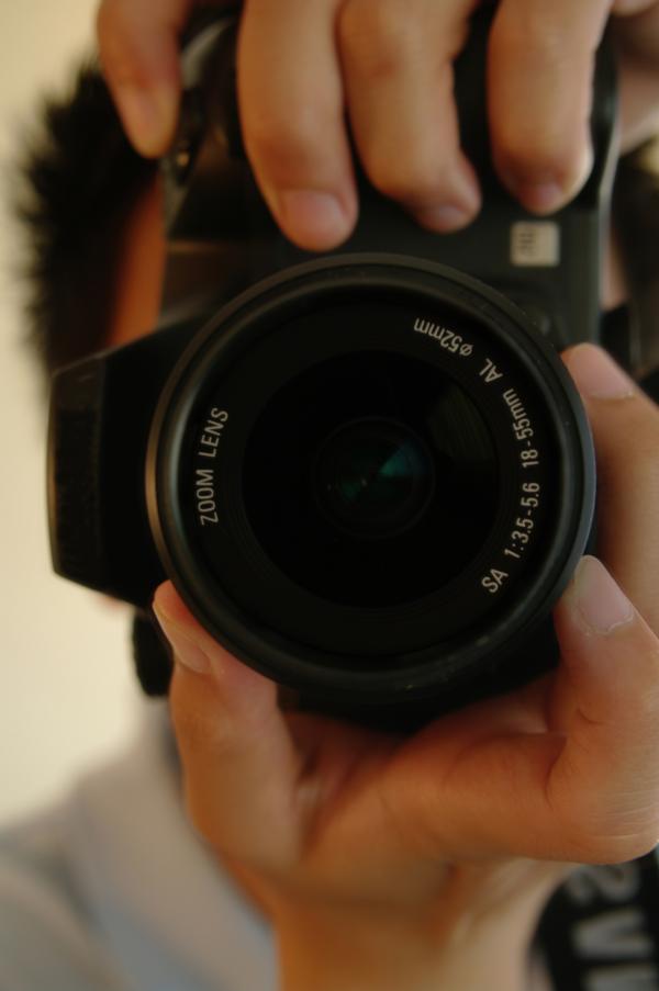 Taking a picture with a camera