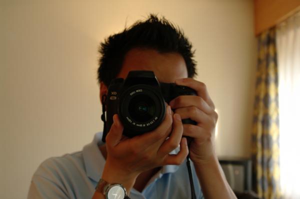 Taking a picture with a camera