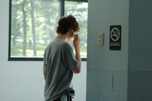 Talking on the phone