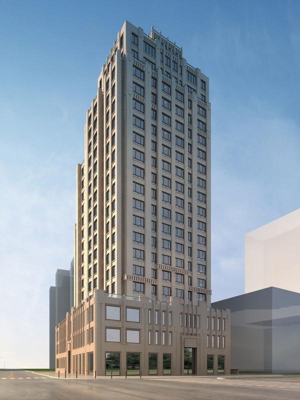 Tall office buildings