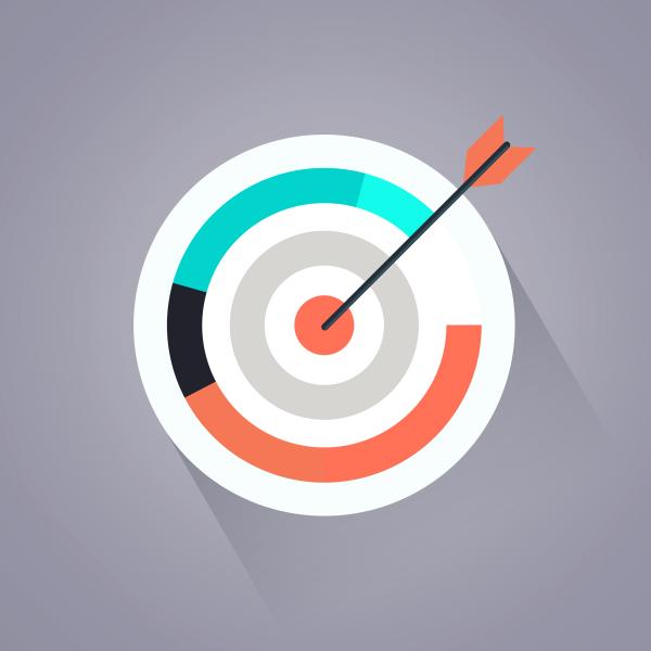 Targeting your audience - Arrow and target