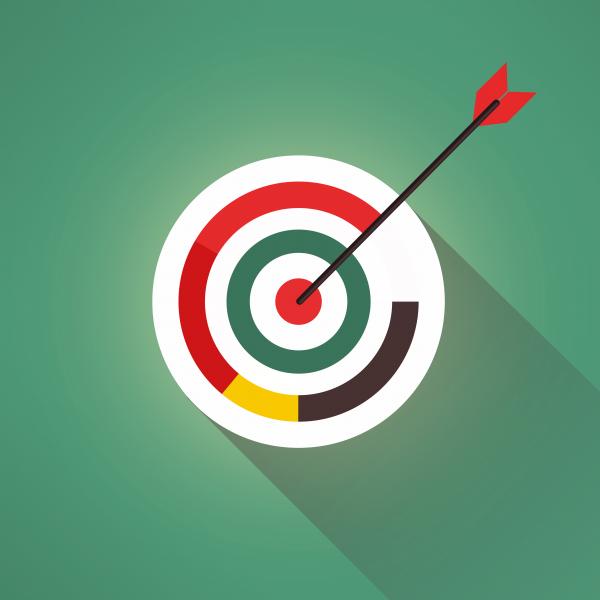Targeting your audience - Arrow and target