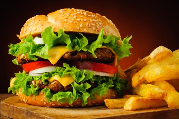 Tasty hamburger