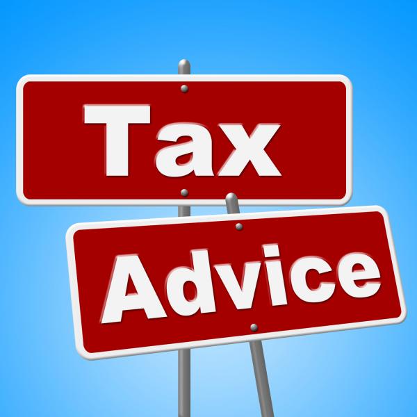 Tax Advice Signs Represents Help Faq And Instructions